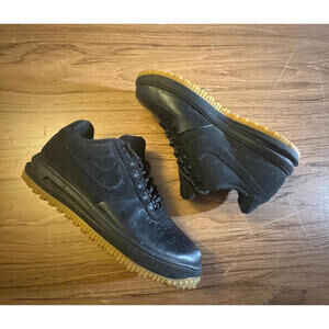 Nike Lunar Force 1 Duckboot Low "Black Gum" Mens 7.5 AA1125 005